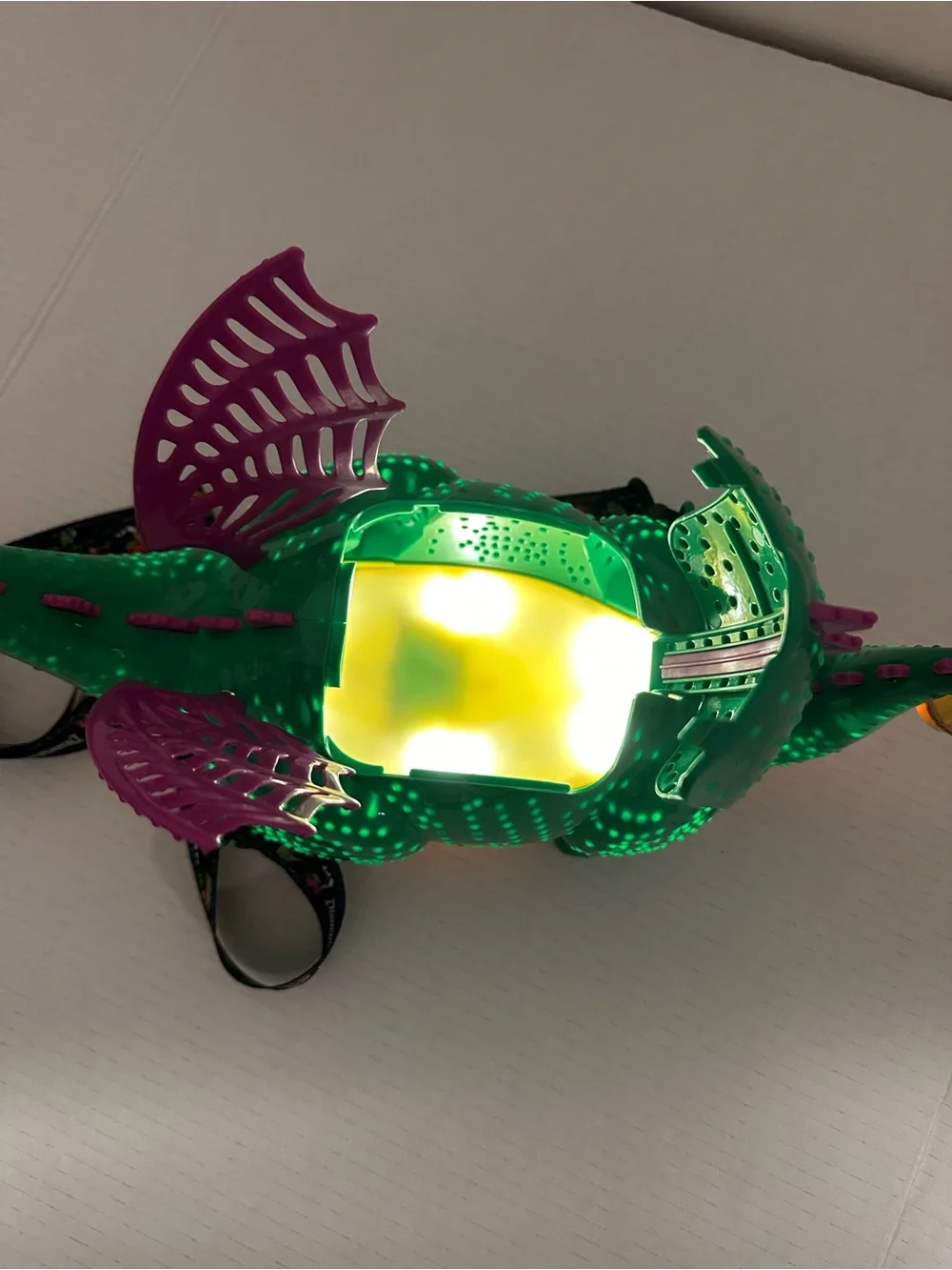 Disney Parks Light up Elliot Dragon Popcorn Bucket Main Street Electrical Parade